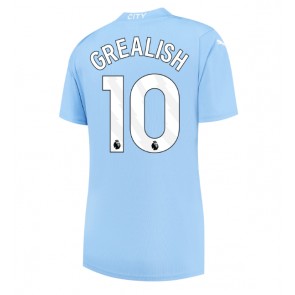Manchester City Jack Grealish #10 Domaci Dres za Ženska 2023-24 Kratak Rukavima